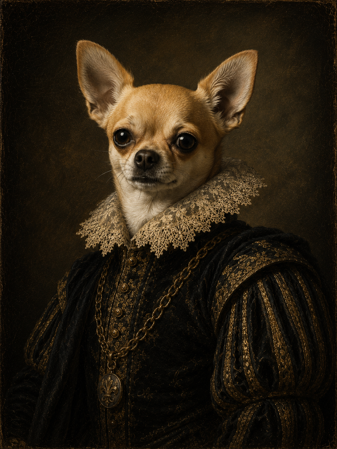 Portrait de votre animal 50x70 cm - Qualité premium