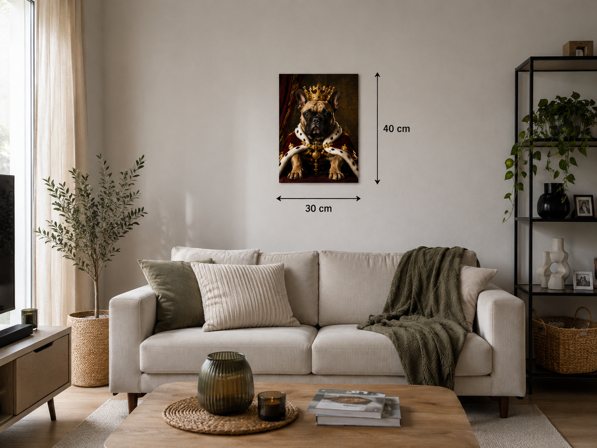 Portrait de votre animal 30×40 cm - Qualité premium